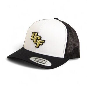 UCF Knights YP Snapback Hat- White/ Black